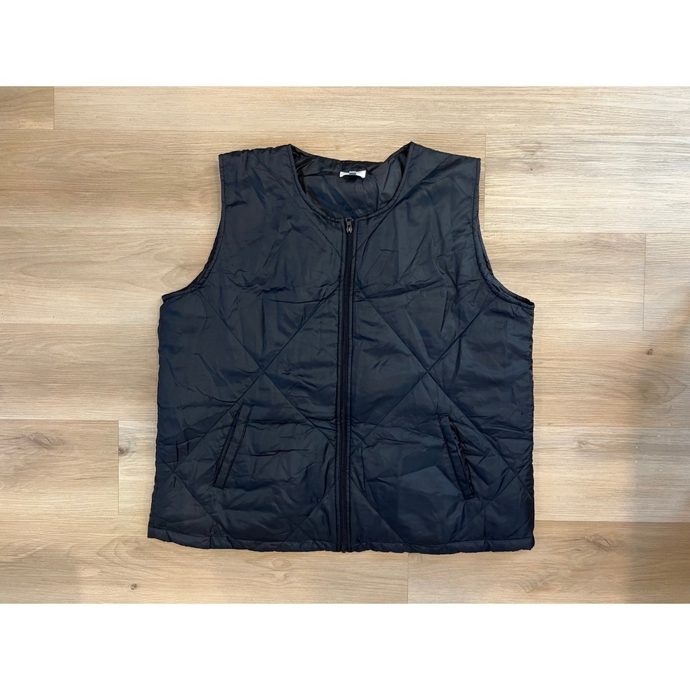 Socialite Puffer Vest Black Size Plus -‎ lightweight